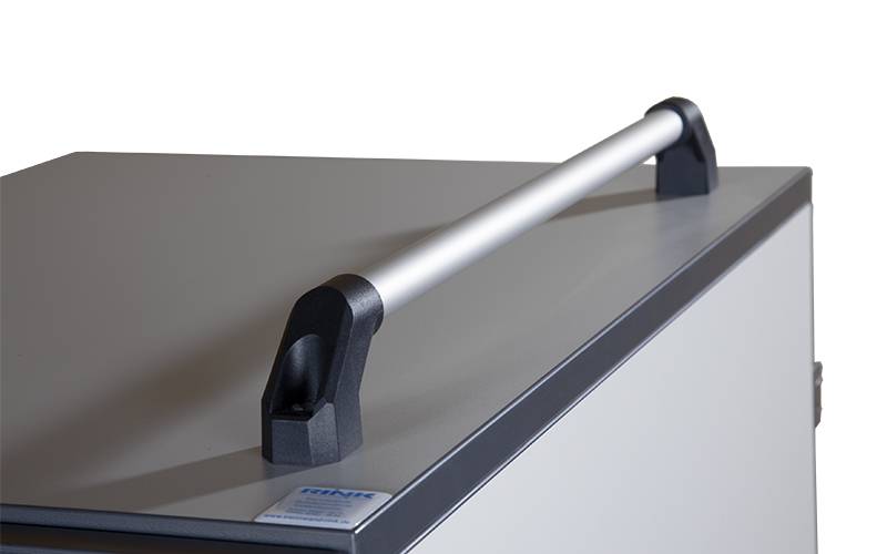 Notebookwagen Details - extra Griff