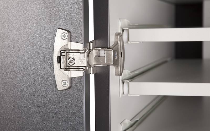 Notebookwagen Details - 270° Türöffnung